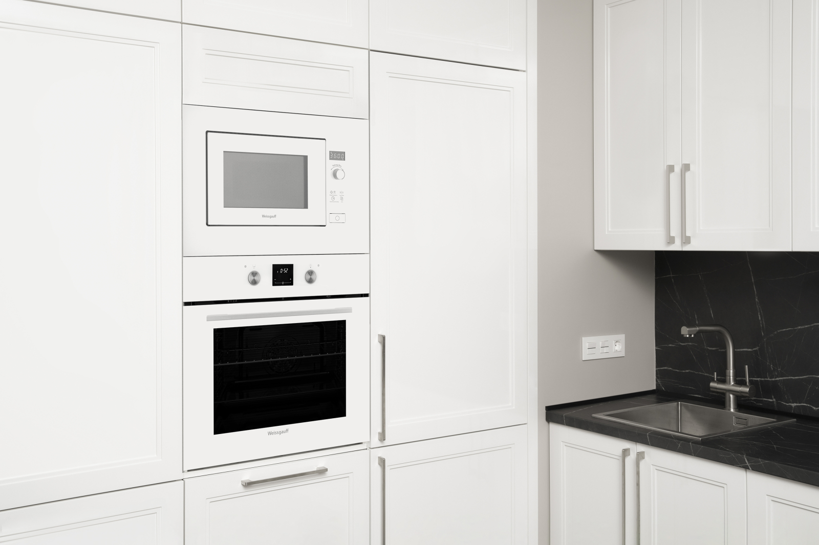 картинка Микроволновая печь встраиваемая Weissgauff HMT-252 TSW 