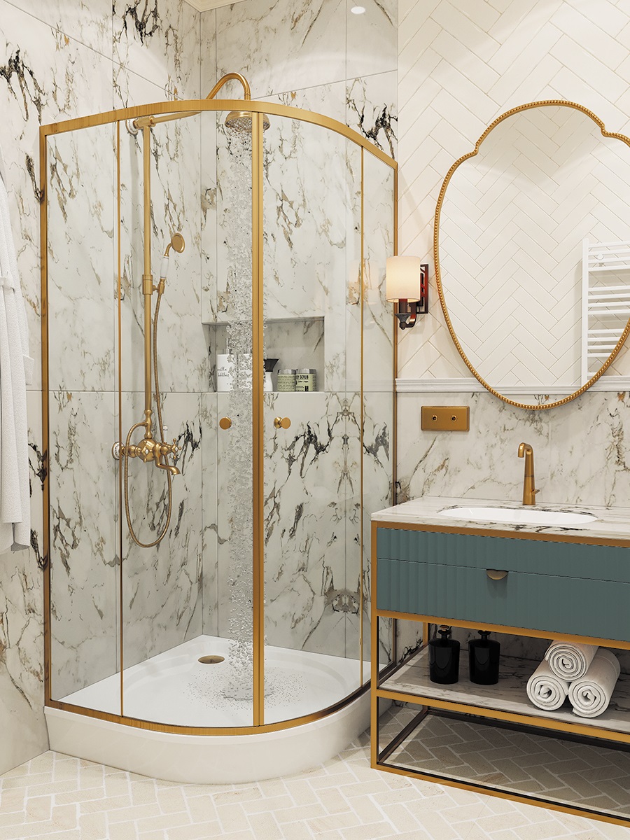 картинка Поддон Florentina Четверть Круга П-1 100*100 