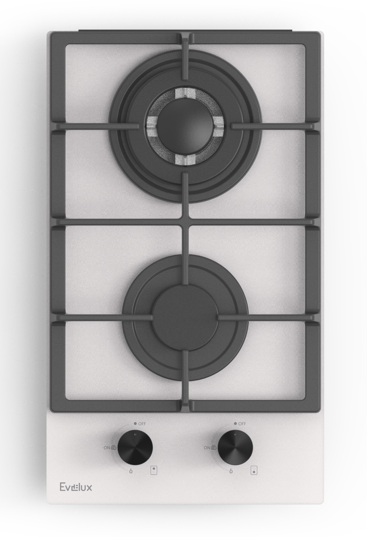 картинка Газовая варочная панель Evelux HEG 325 WG белая 