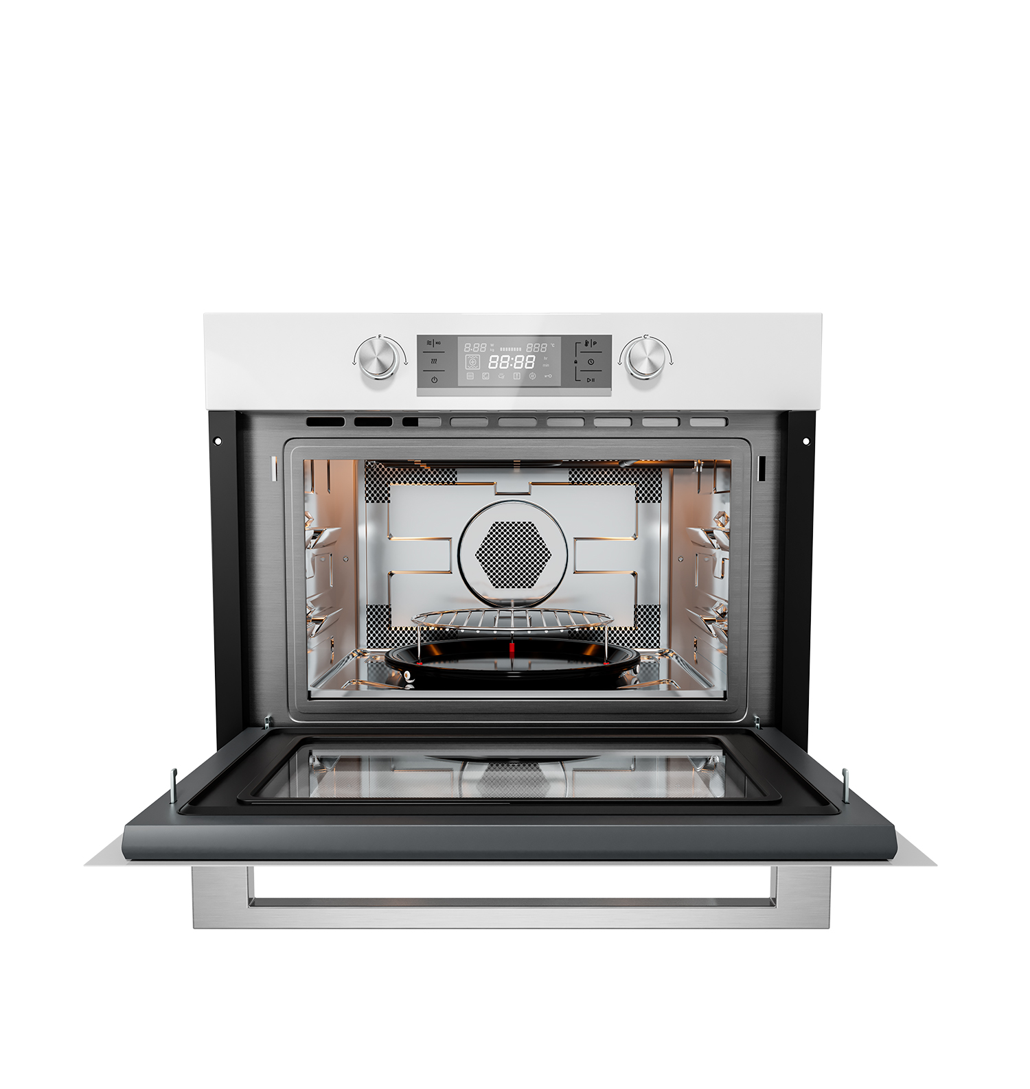 картинка Электрический духовой шкаф с функцией СВЧ Millen MEOM 045 WH 