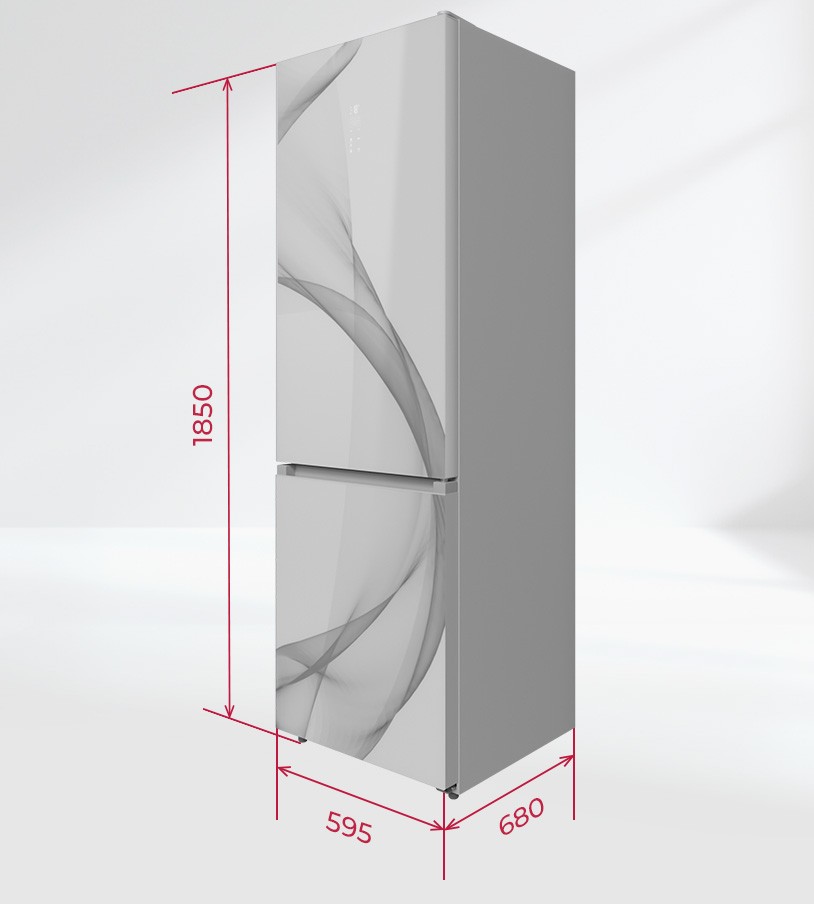 картинка Отдельностоящий холодильник Lex LKB185WGIDMax Wind 