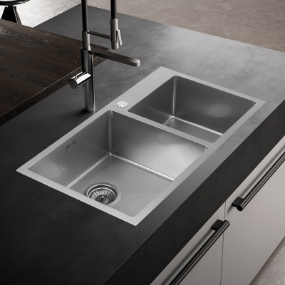 картинка Мойка для кухни Melana S7843H PROFLINE сатин 