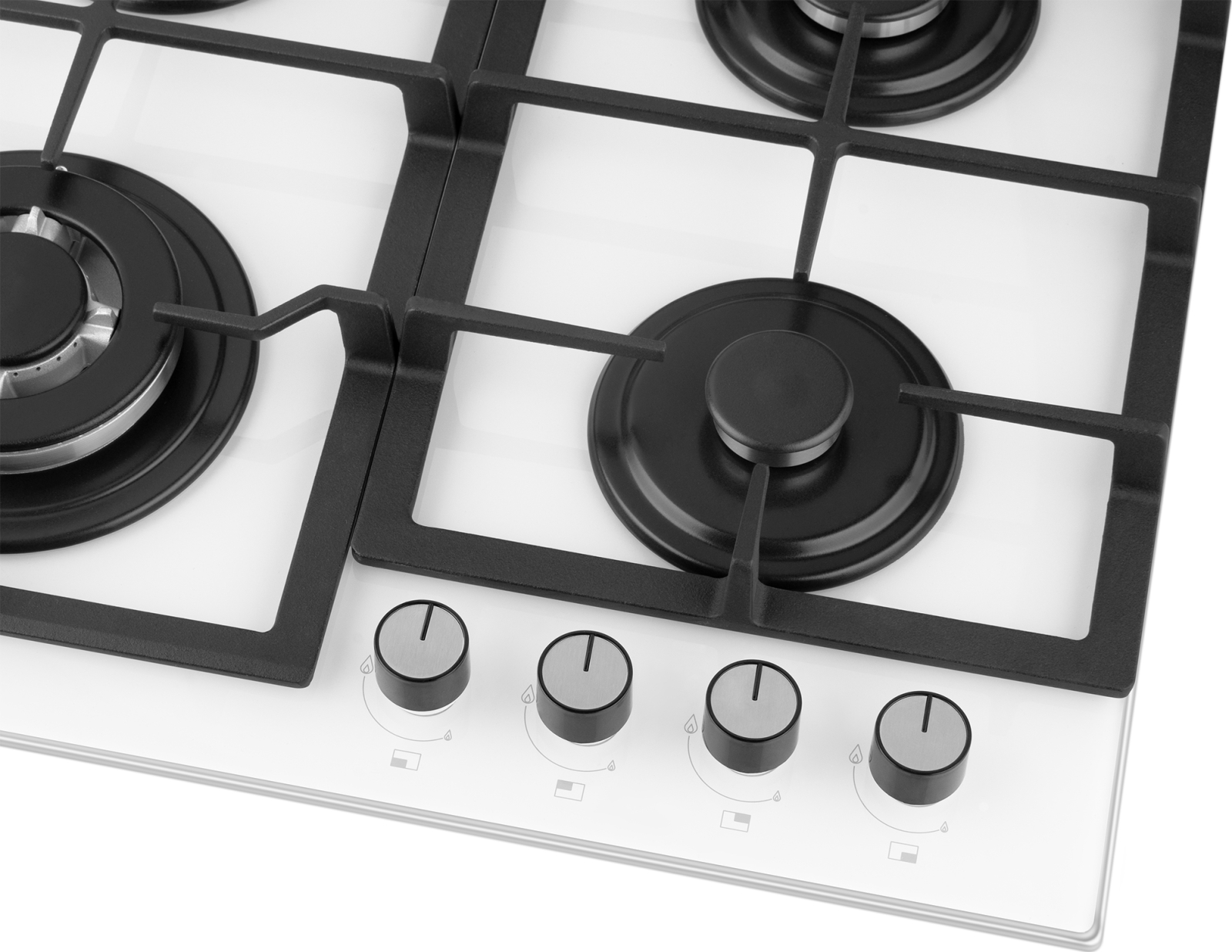 картинка Газовая варочная панель Weissgauff HGG 641 WGL белая 