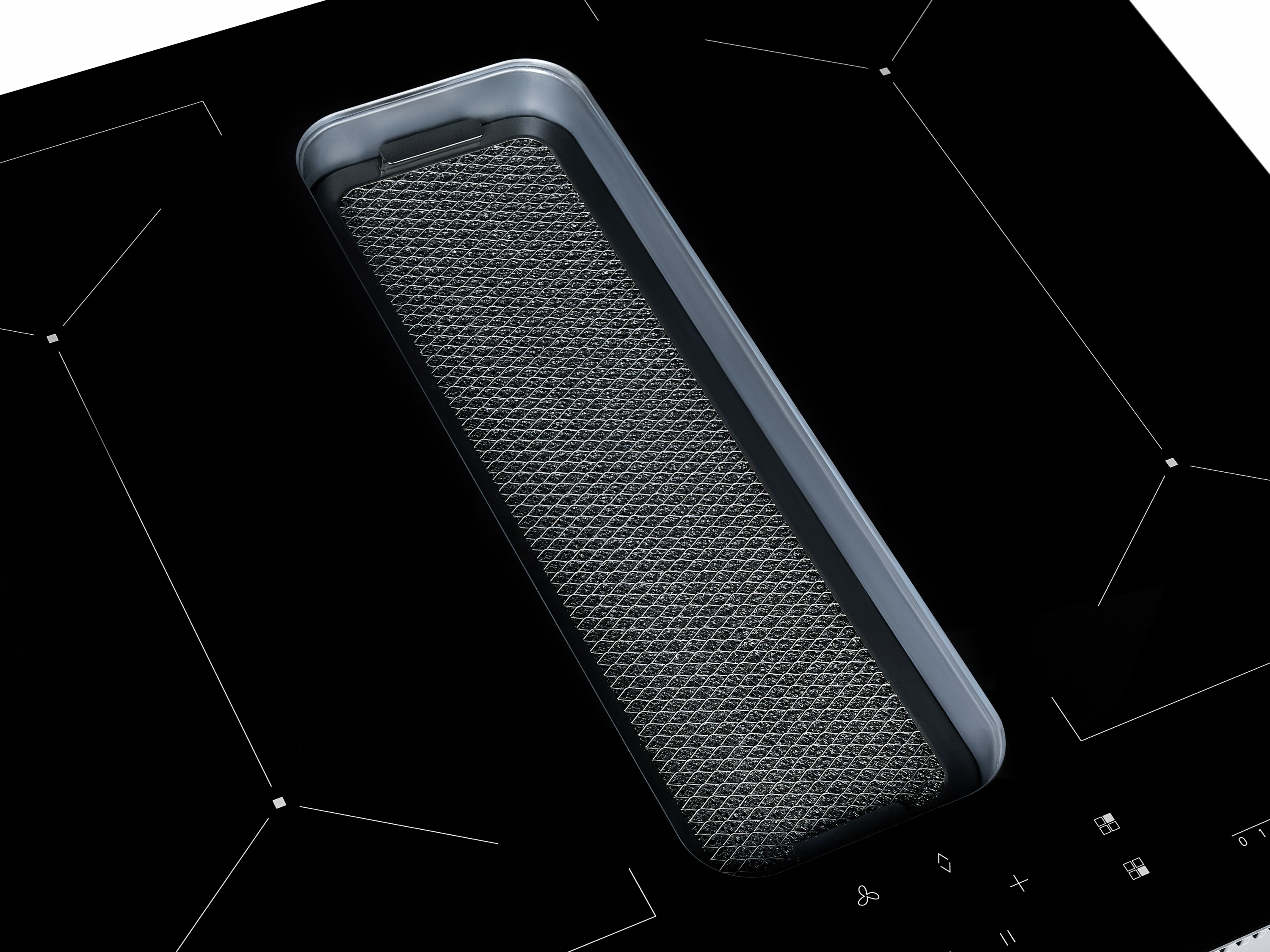 картинка Индукционная варочная панель с вытяжкой Vard VHH6472B 