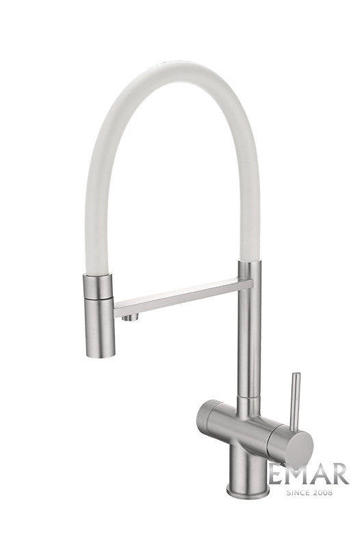 картинка Смеситель Emar ЕС - 7024WHT Satin 