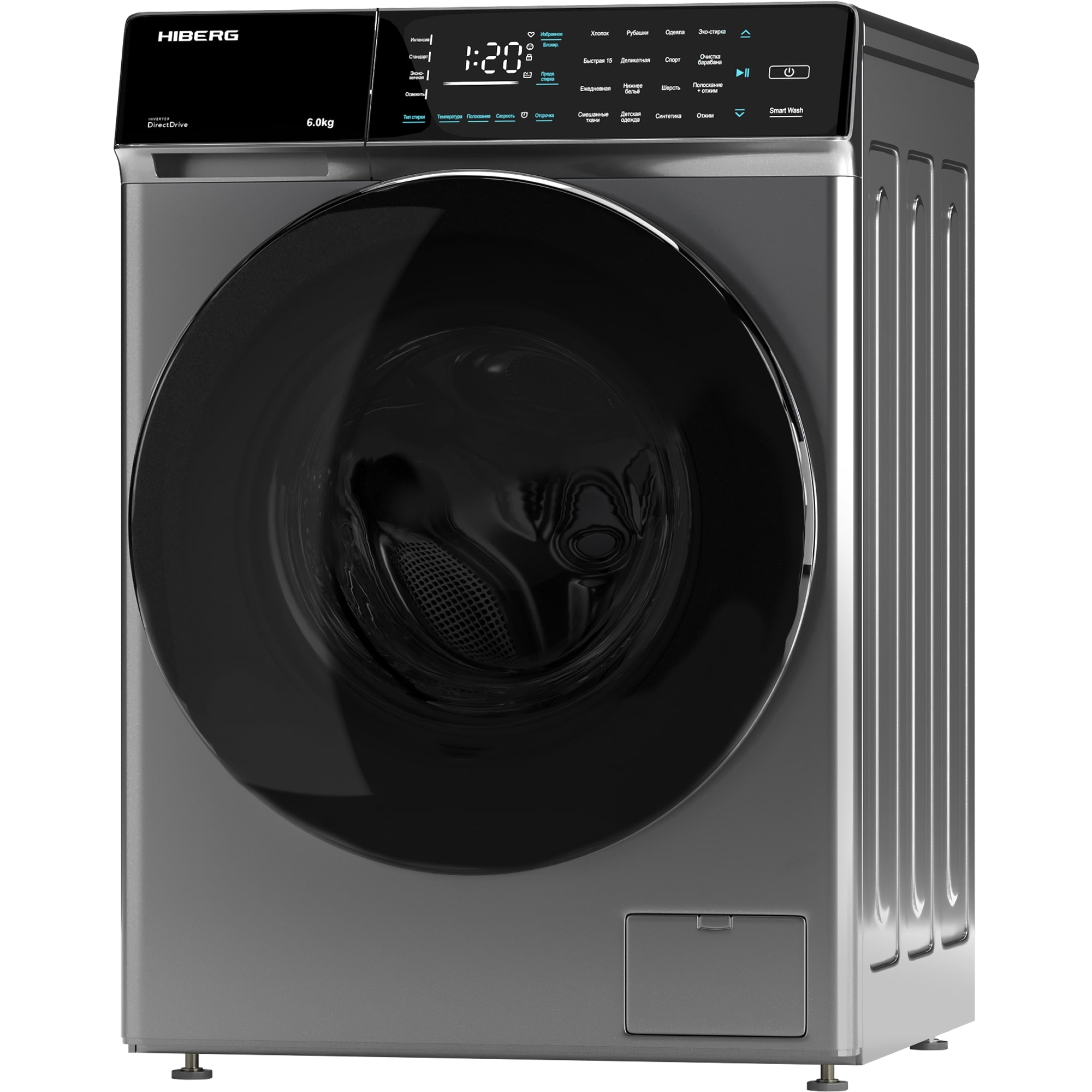 картинка Стиральная машина Hiberg I-DDQ9 - 612 SD  картинка Стиральная машина Hiberg I-DDQ9 - 612 SD