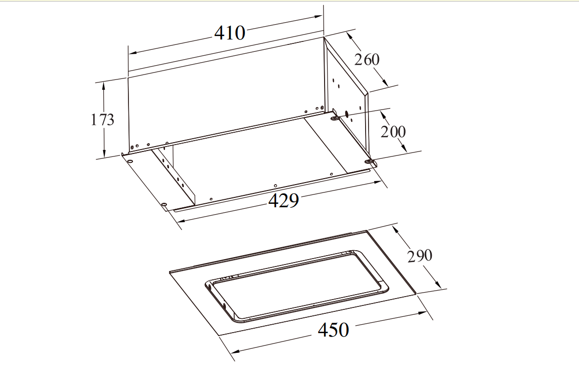 картинка Кухонная вытяжка Weissgauff Aura 456 Touch Black Glass 