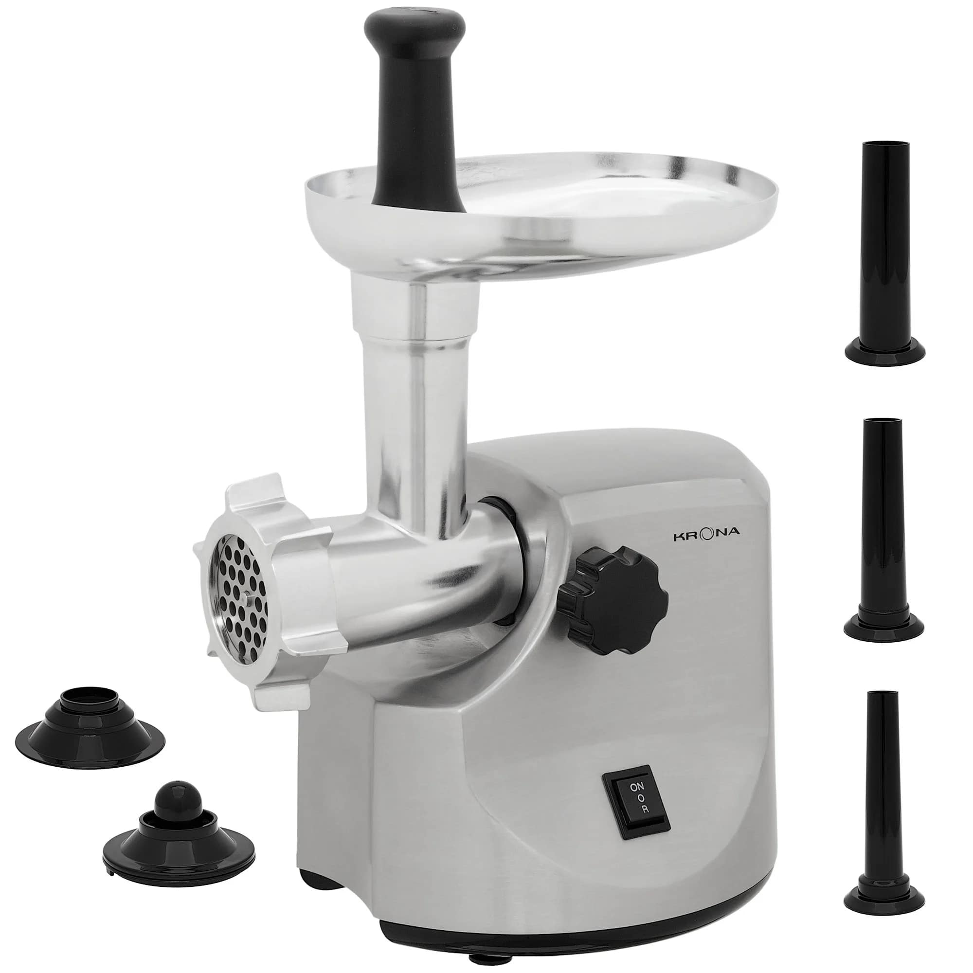 картинка Мясорубка Krona Wolf Metall 1800W нержавеющая сталь 