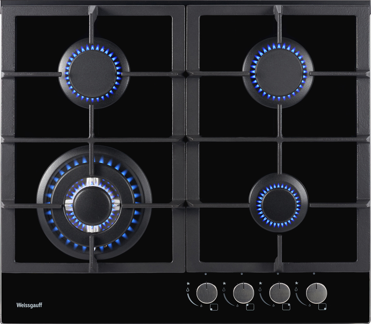 картинка Газовая варочная панель Weissgauff HGG 641 BGh 