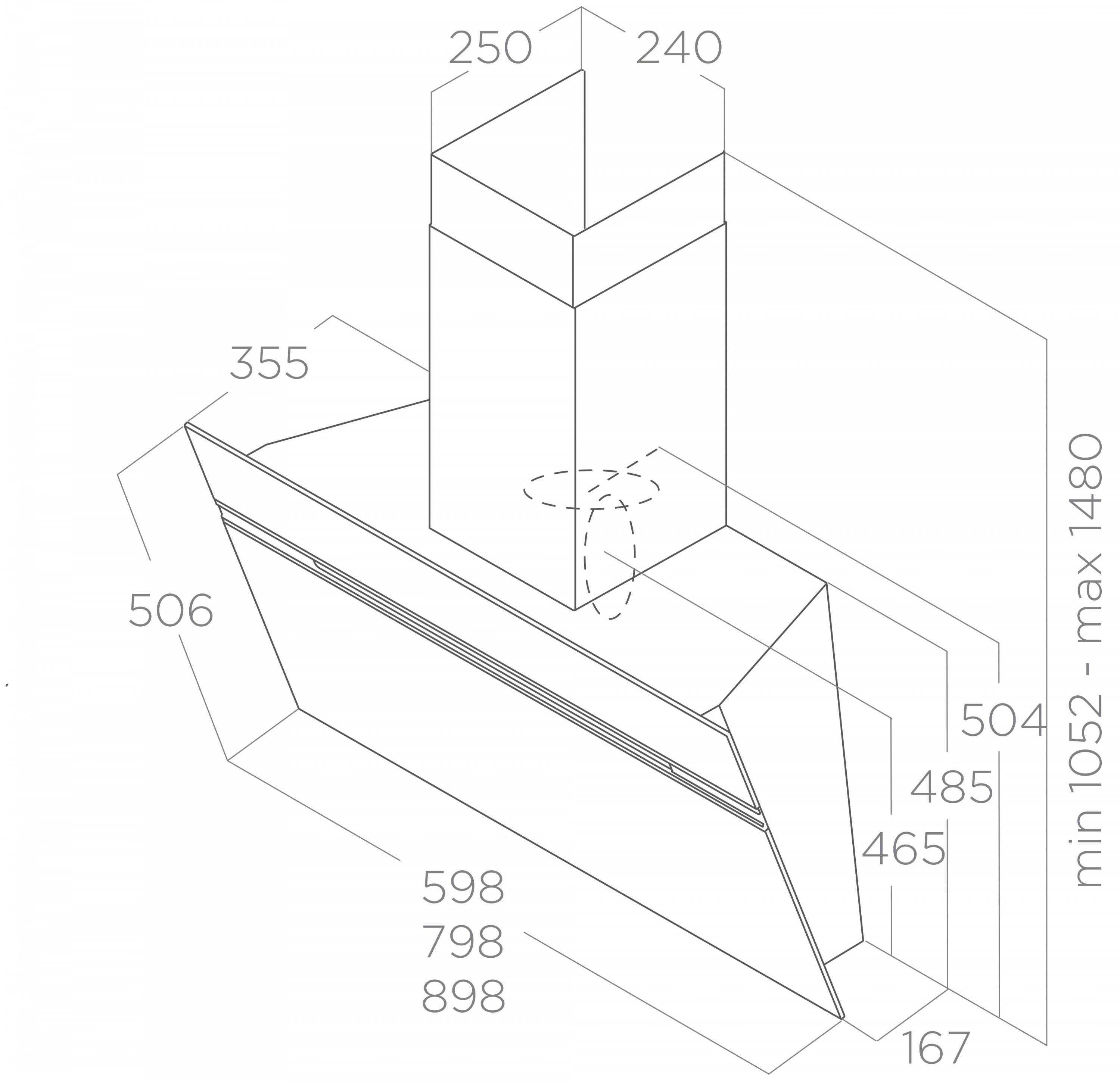 картинка Кухонная вытяжка Elica NEAT @ WH/A/60 