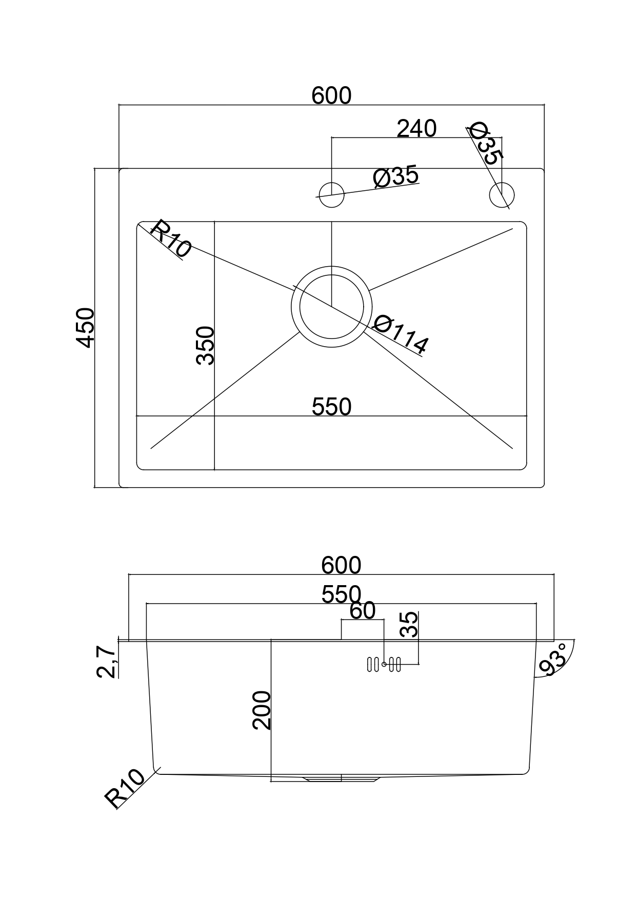 картинка Комплект Emar Satine (мойка, дозатор, корзина)  картинка Комплект Emar Satine (мойка, дозатор, корзина)