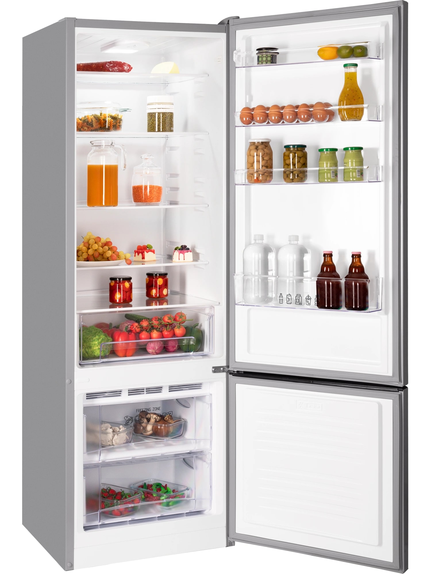 картинка Отдельностоящий холодильник Nord NRB 124 S серебро 