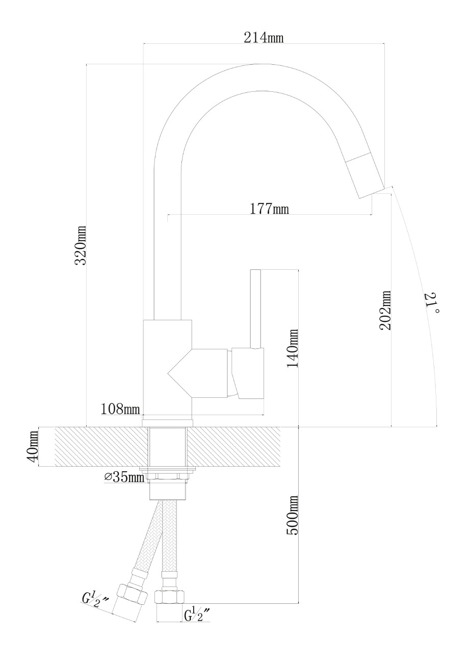 картинка Смеситель Florentina АЛЬФА FL Ультра 