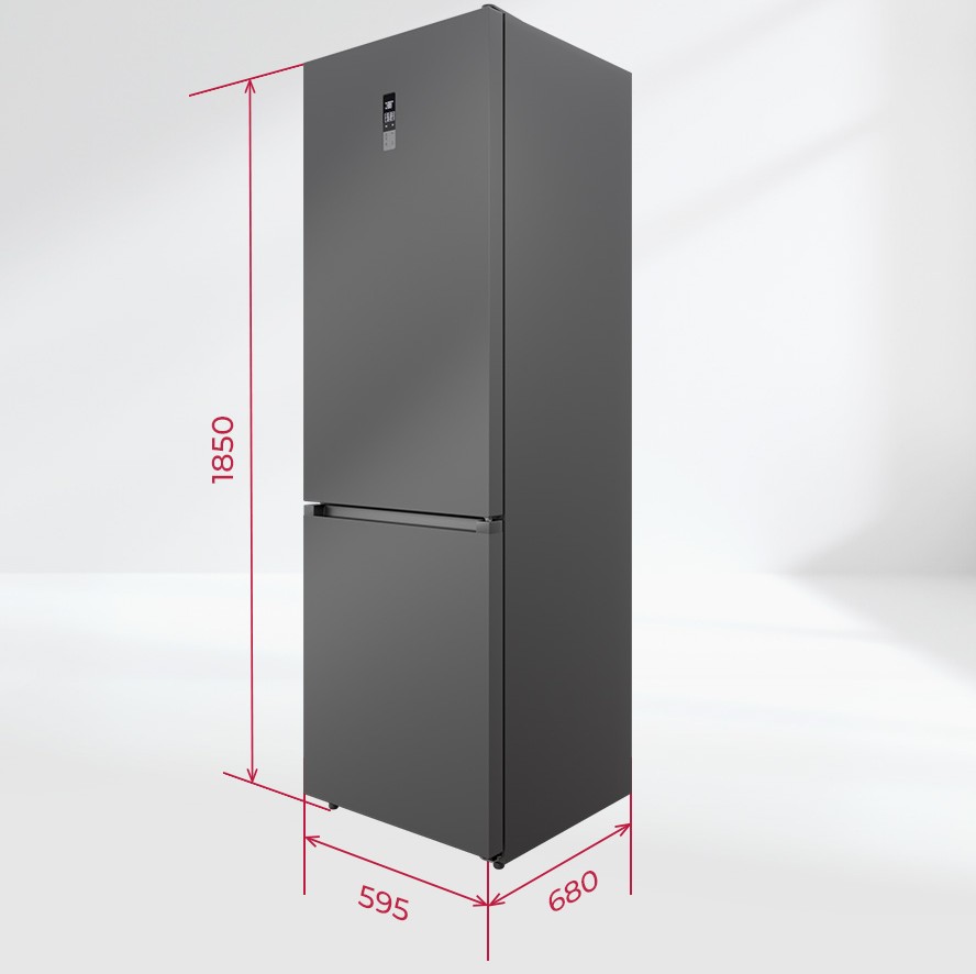 картинка Отдельностоящий холодильник Lex LKB185GrIDMax 