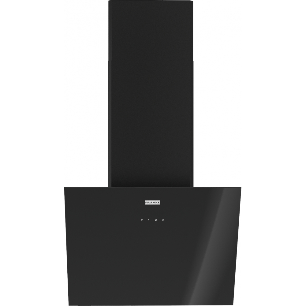 картинка Кухонная вытяжка наклонная Franke LENS BK 50 черная 