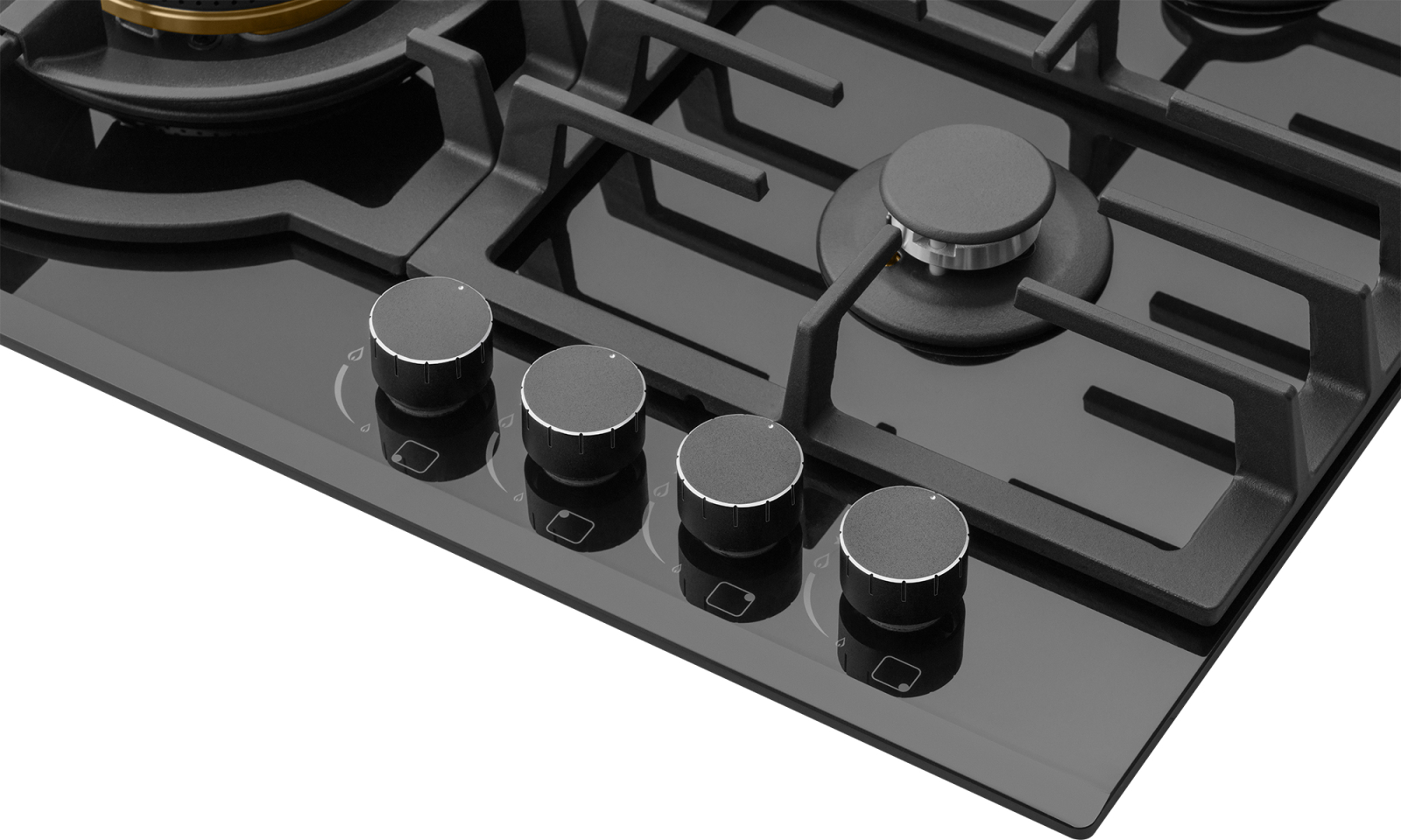 картинка Газовая варочная панель Weissgauff HGG 6441 BG Brass 