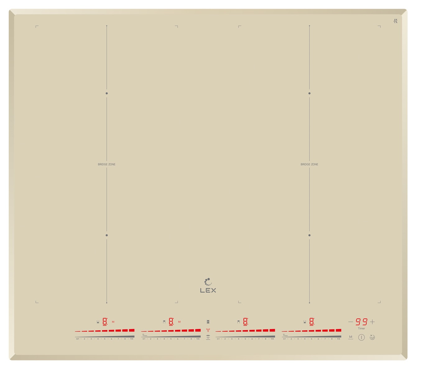 картинка Индукционная варочная панель Lex EVI 641C I IV 