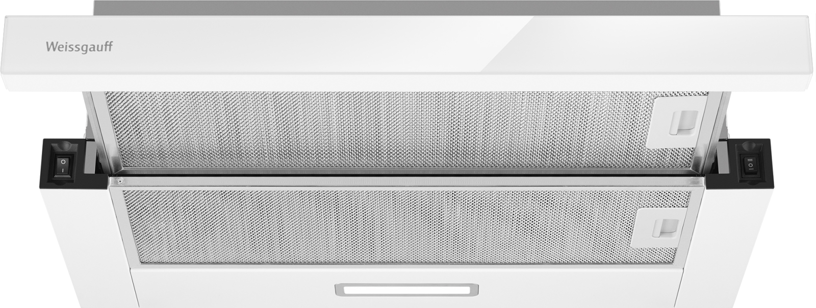 картинка Кухонная вытяжка Weissgauff TEL 600 2M White Glass 