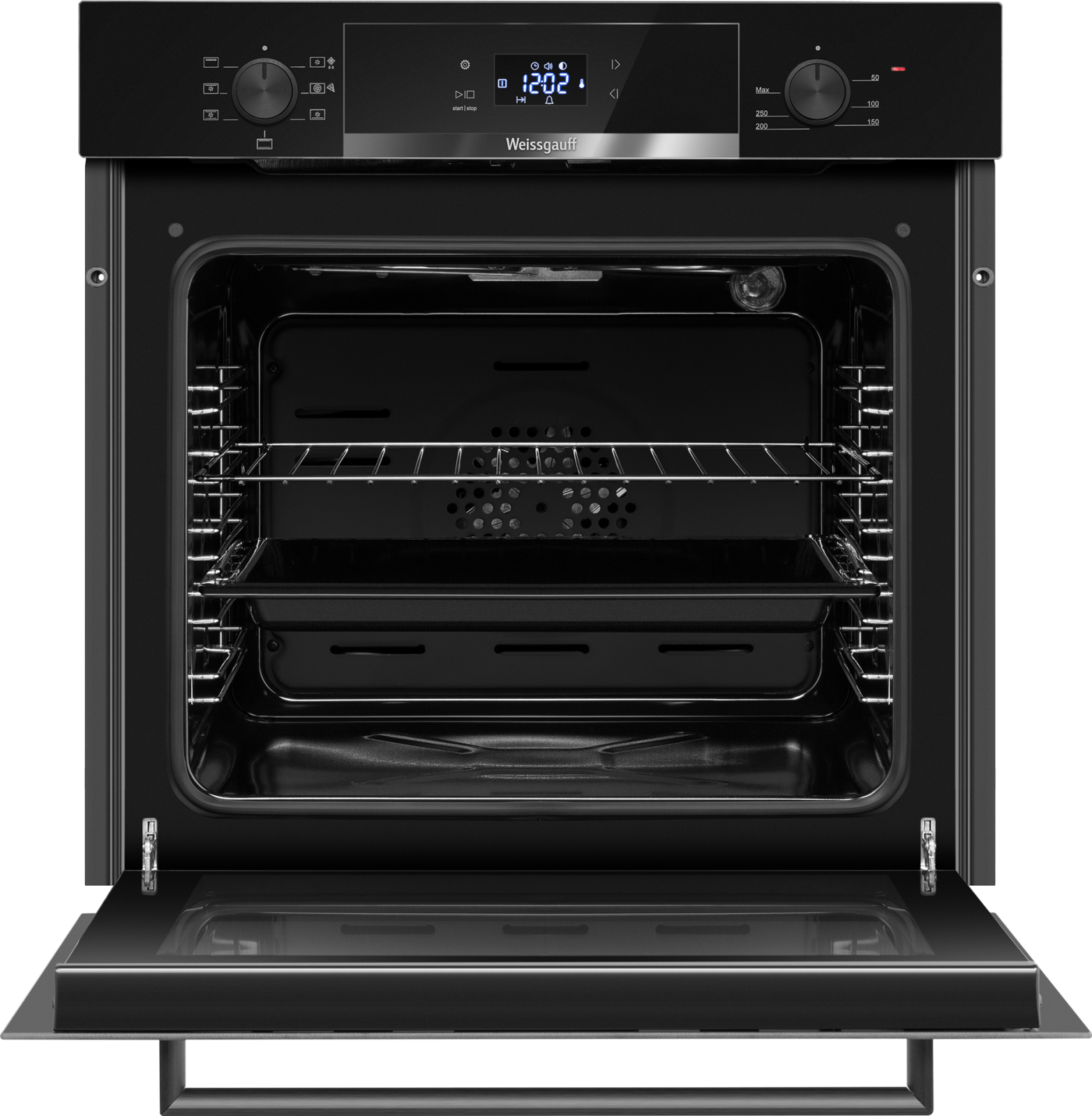 картинка Электрический духовой шкаф Weissgauff EOV 29 PDBS Black Edition 