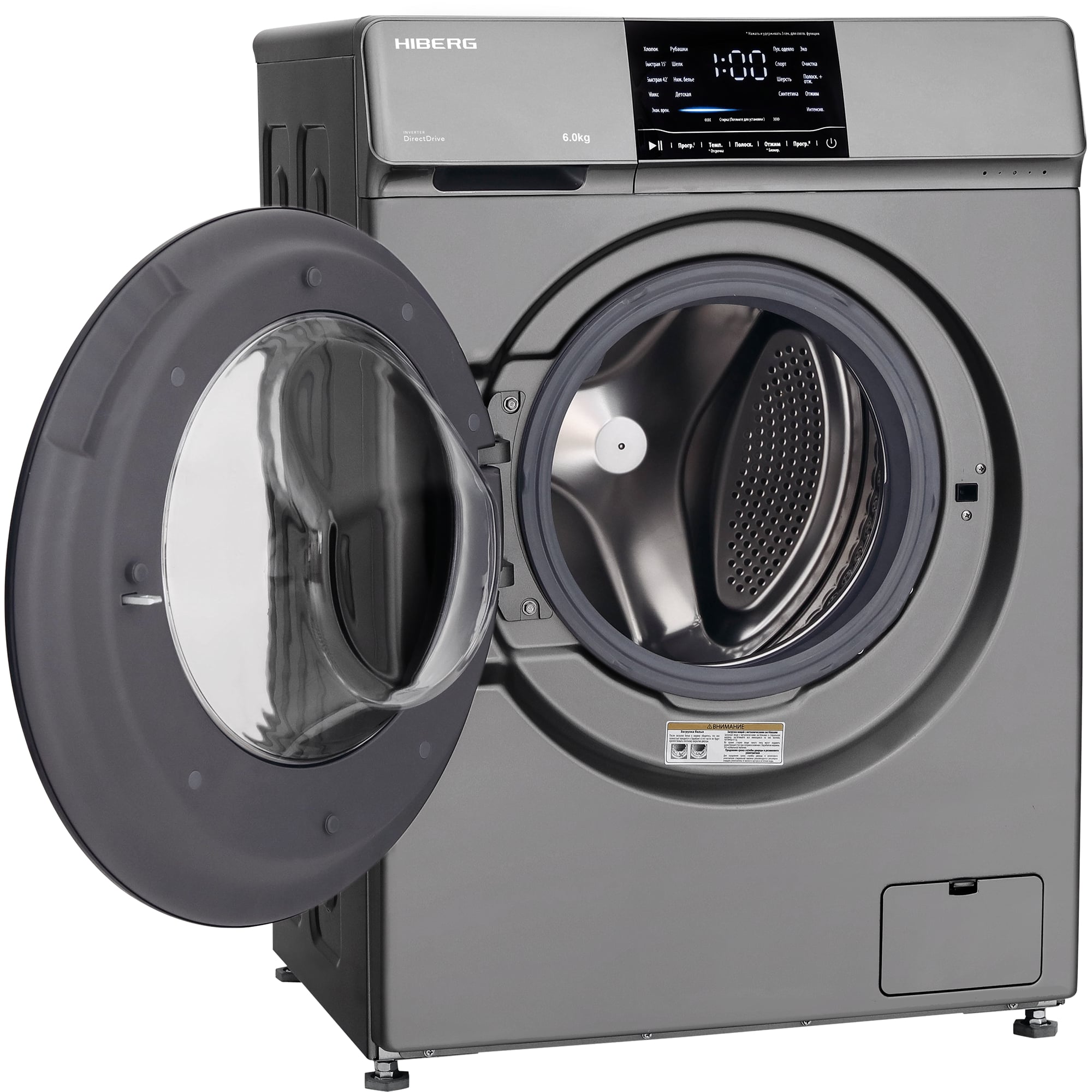 картинка Стиральная машина Hiberg I-DDQ6 - 612 SD  картинка Стиральная машина Hiberg I-DDQ6 - 612 SD