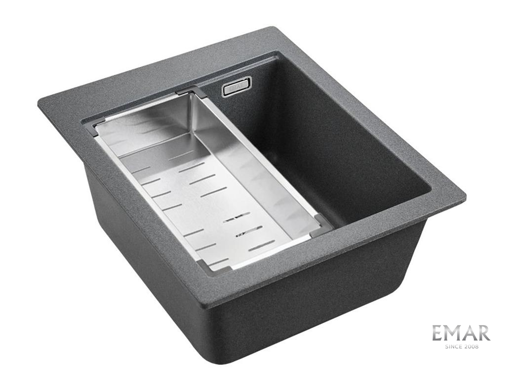 картинка Мойка для кухни Emar Quartz EMQ-1420.Q  картинка Мойка для кухни Emar Quartz EMQ-1420.Q
