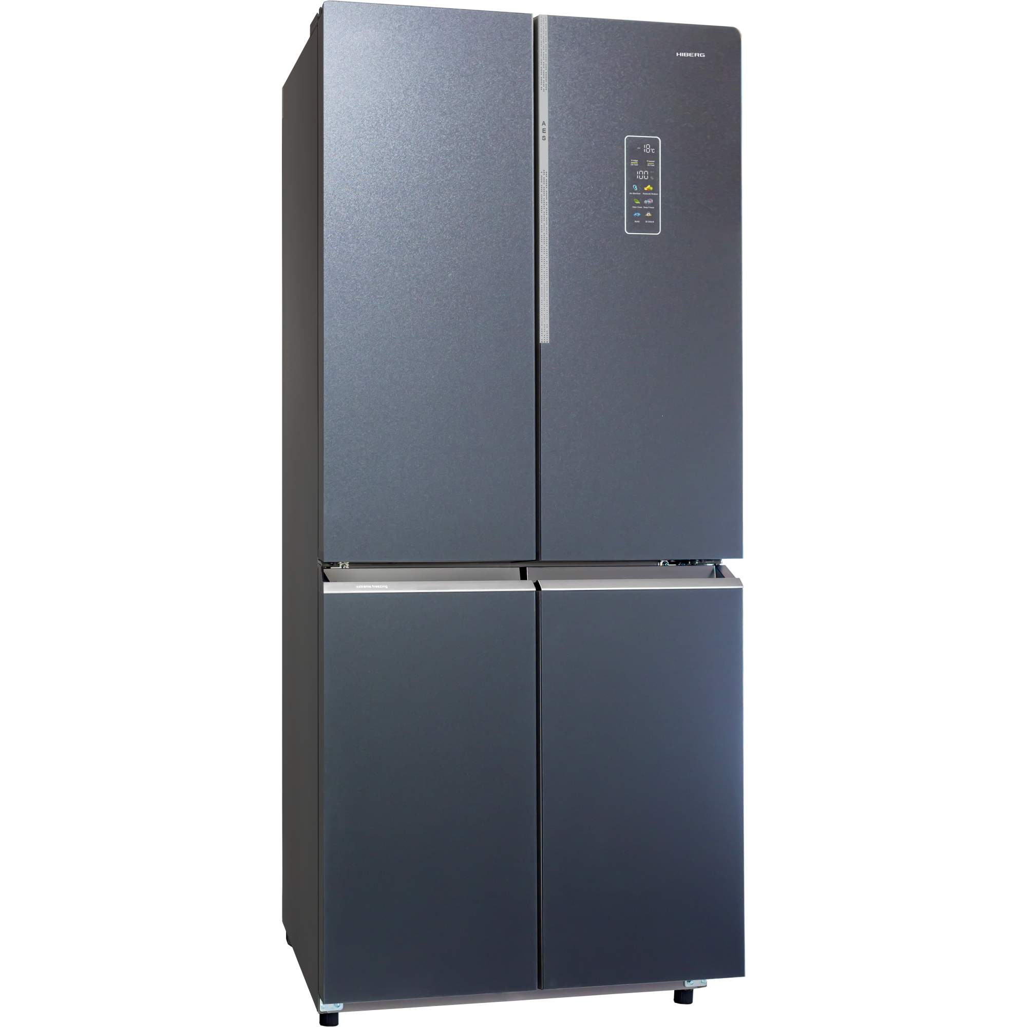 картинка Отдельностоящий холодильник Hiberg RFQ-590G GT inverter  картинка Отдельностоящий холодильник Hiberg RFQ-590G GT inverter
