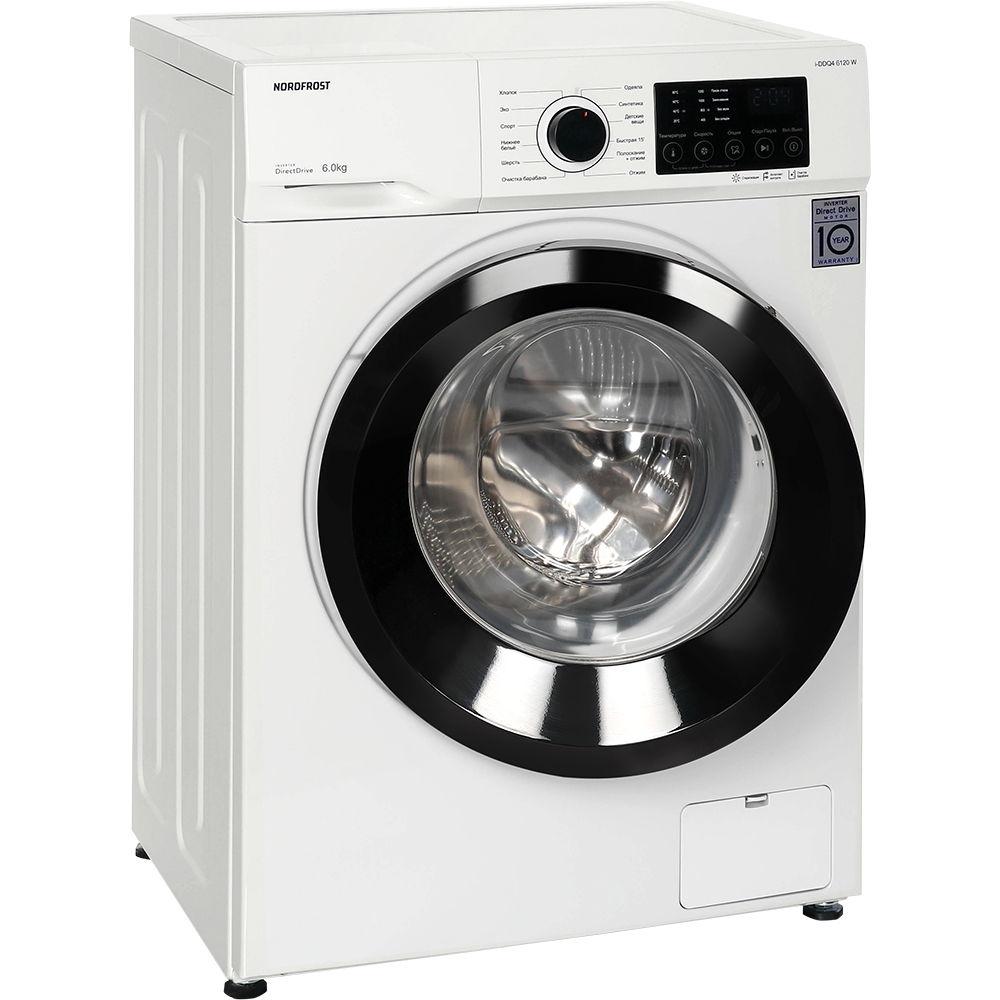 картинка Стиральная машина Nordfrost I-DDQ4 6120 W  картинка Стиральная машина Nordfrost I-DDQ4 6120 W