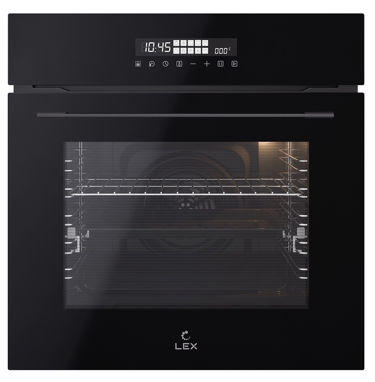 картинка Электрический духовой шкаф Lex EDS 1000 BBL черный 