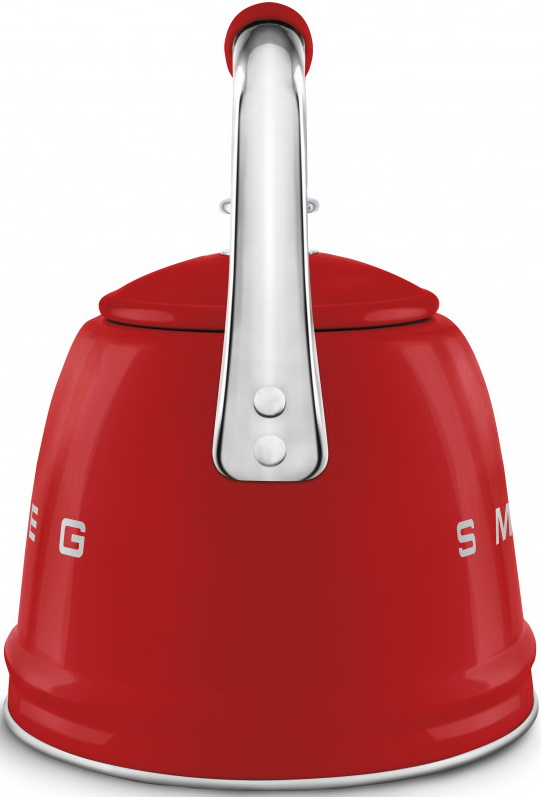 картинка Чайник со свистком Smeg WKF01RD красный 