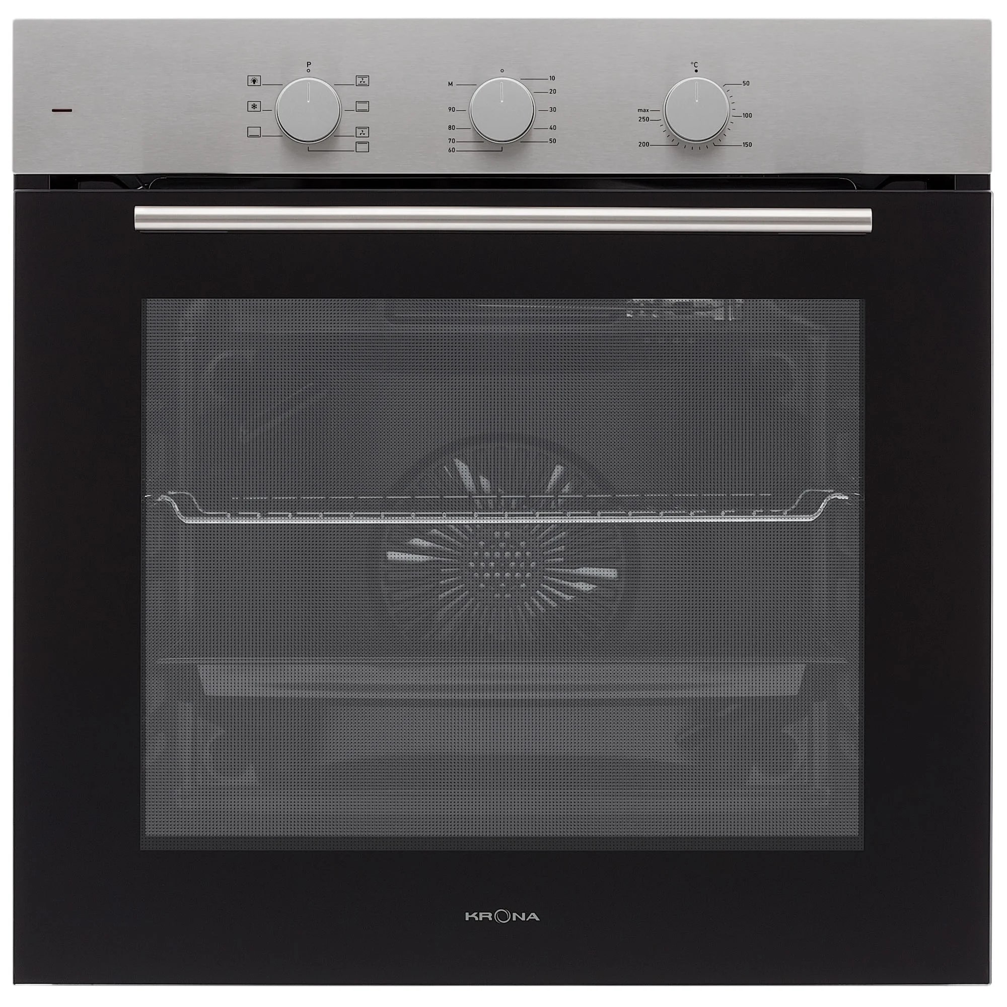 картинка Электрический духовой шкаф Krona ELEMENT PLUS 60 IX нержавеющая сталь 