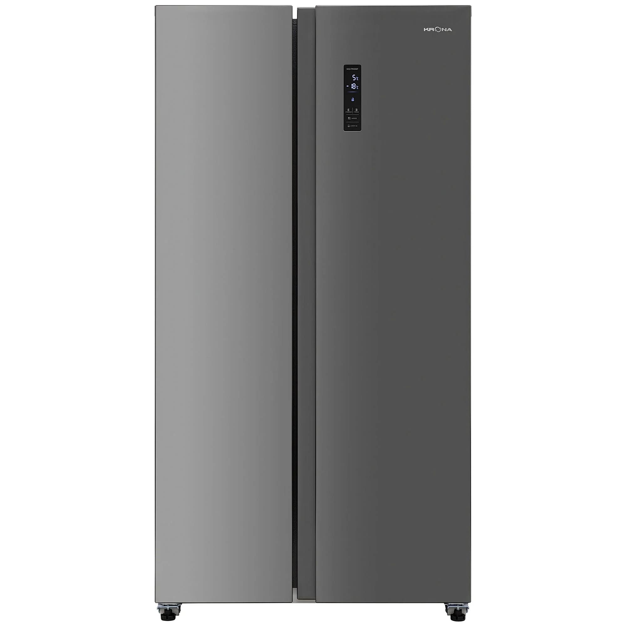 картинка Отдельностоящий холодильник Krona EISKALT 9159 SBS TNF INOX  картинка Отдельностоящий холодильник Krona EISKALT 9159 SBS TNF INOX