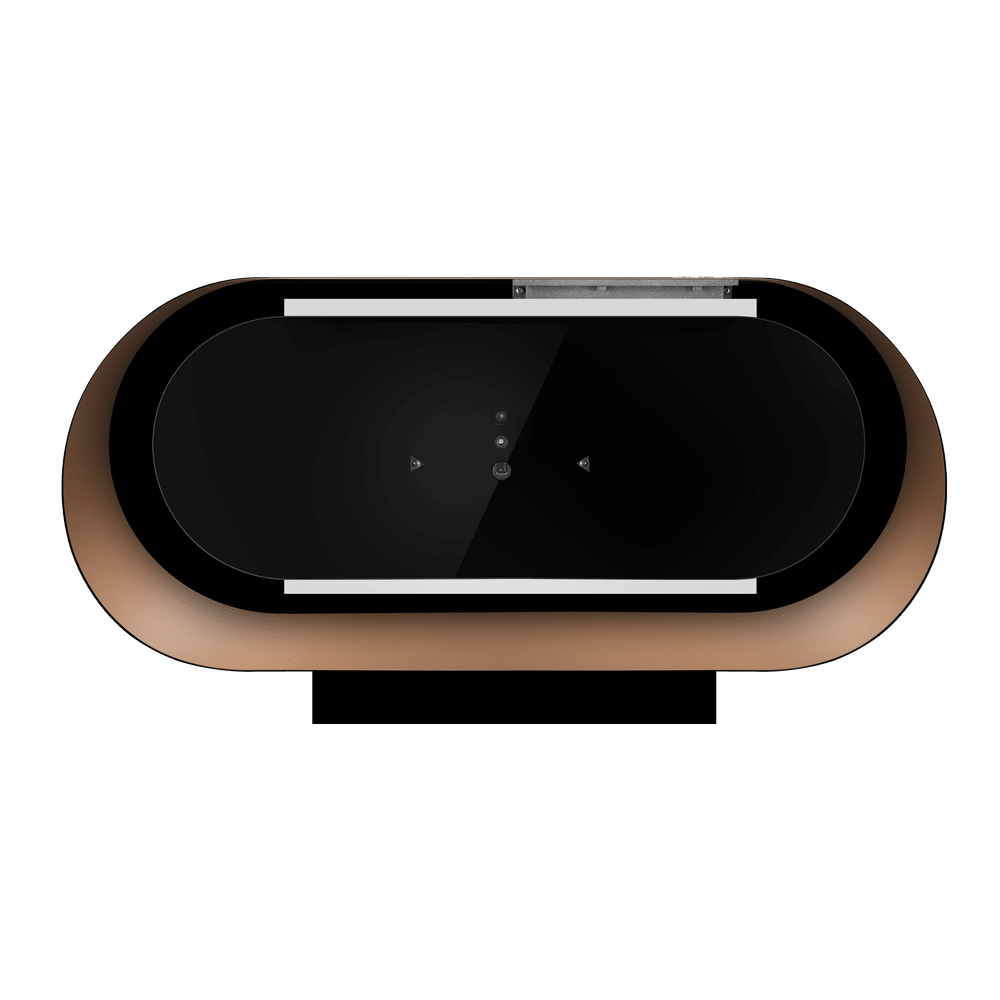 картинка Кухонная вытяжка настенная-тубус Maunfeld GUNA 60 золото 