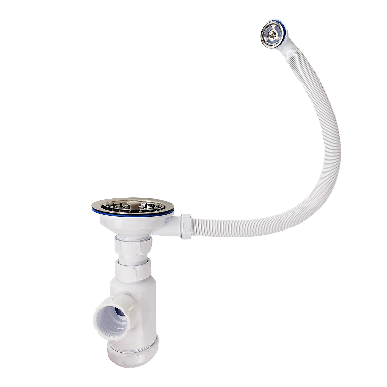 картинка |Discount| Сифон одинарный 3 ½ Санпласт GRAND 