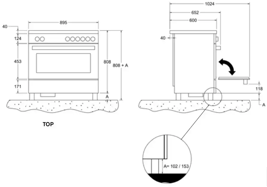 картинка Электрическая кухонная плита Bertazzoni PROCH94I1EBIT 