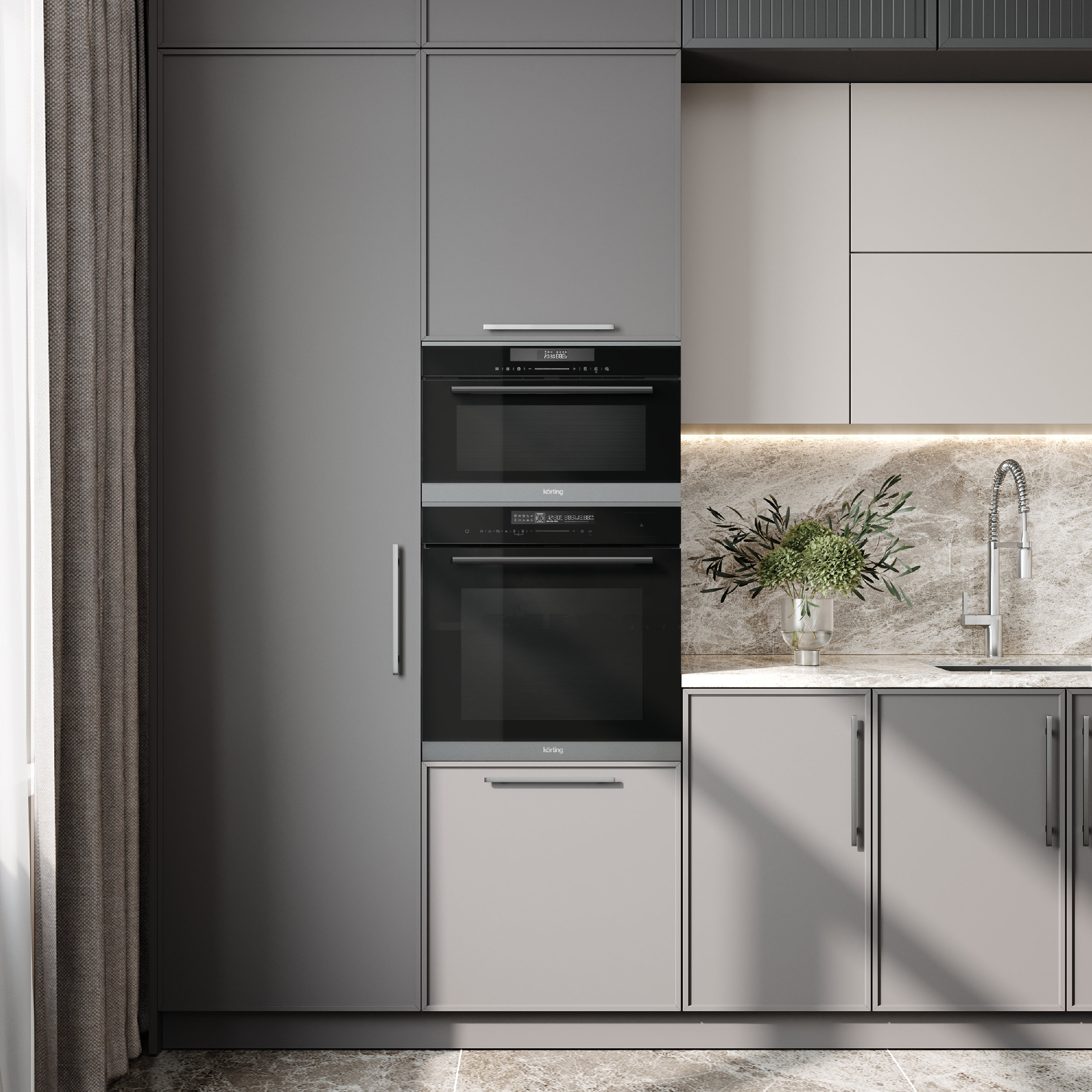 картинка Микроволновая печь Korting KMI 830 GNBX   картинка Микроволновая печь Korting KMI 830 GNBX