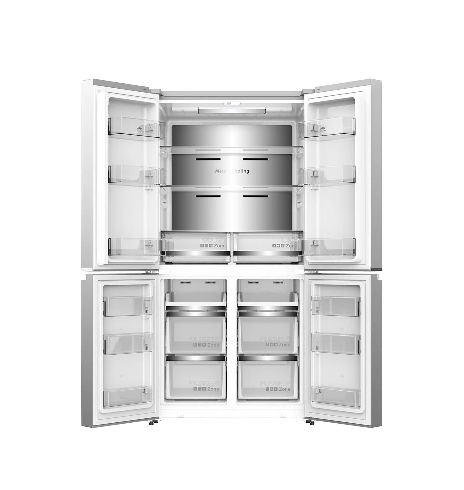 картинка Отдельностоящий холодильник Millen MCD595XID 