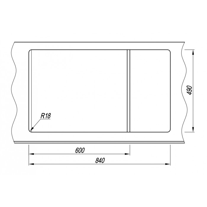 картинка Мойка для кухни Florentina СПЕЦИЯ 860 