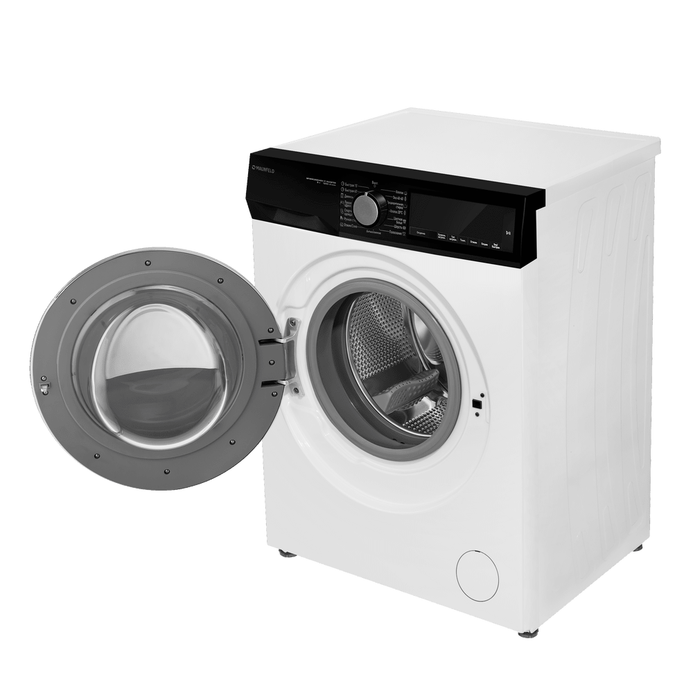 картинка Стиральная машина с паром Maunfeld MFWM128WH400 ST INVERTER 