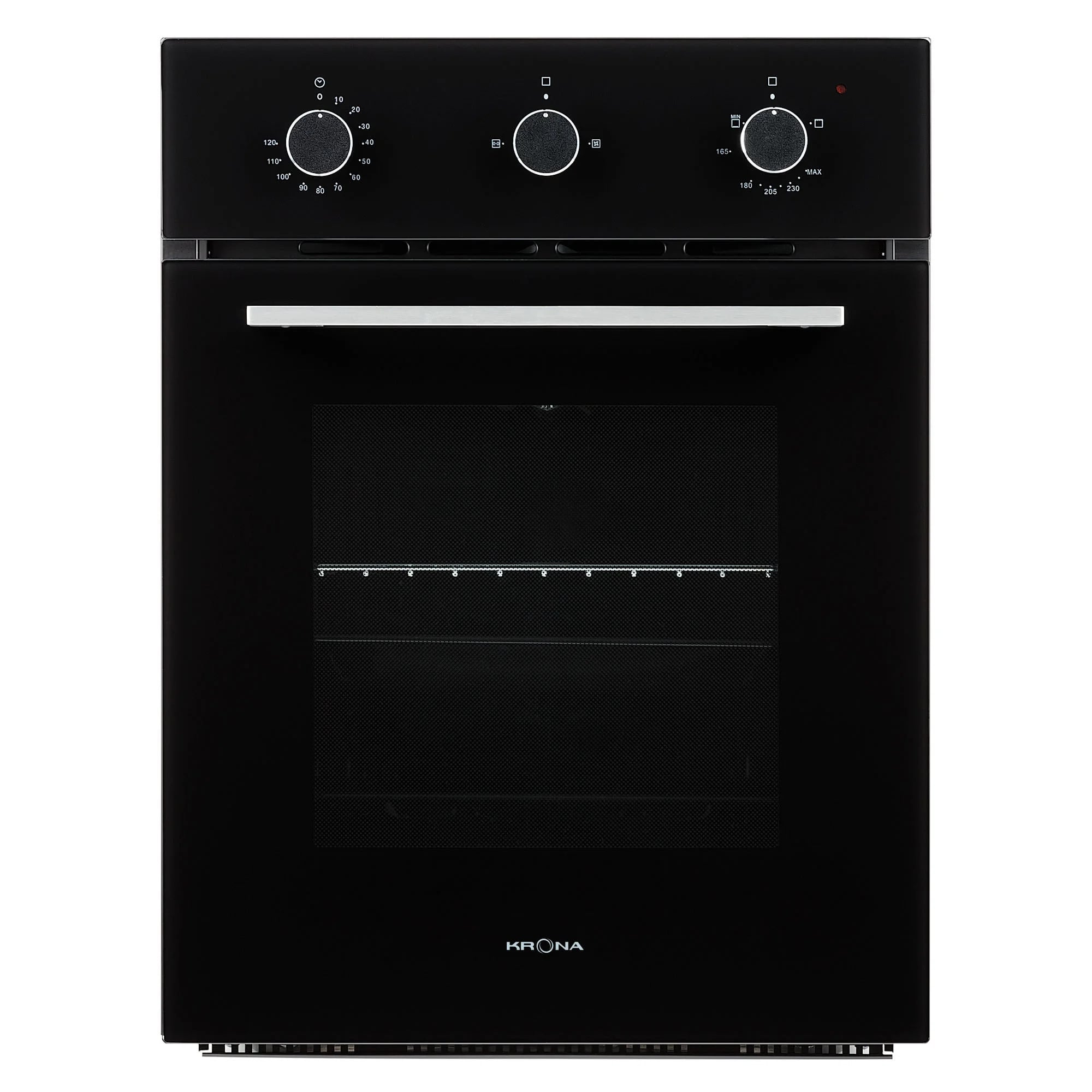 картинка Газовый духовой шкаф Krona STRETTO 45 BL черный  картинка Газовый духовой шкаф Krona STRETTO 45 BL черный