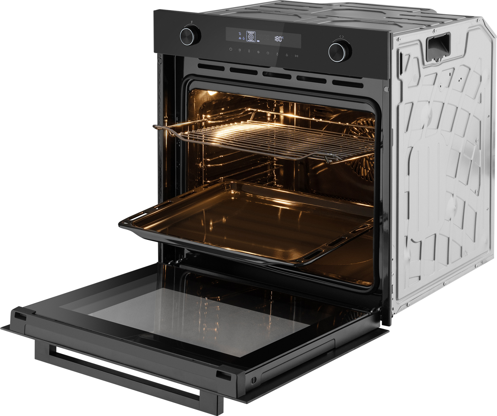 картинка Электрический духовой шкаф Weissgauff EOM 741 PDB Black Edition 