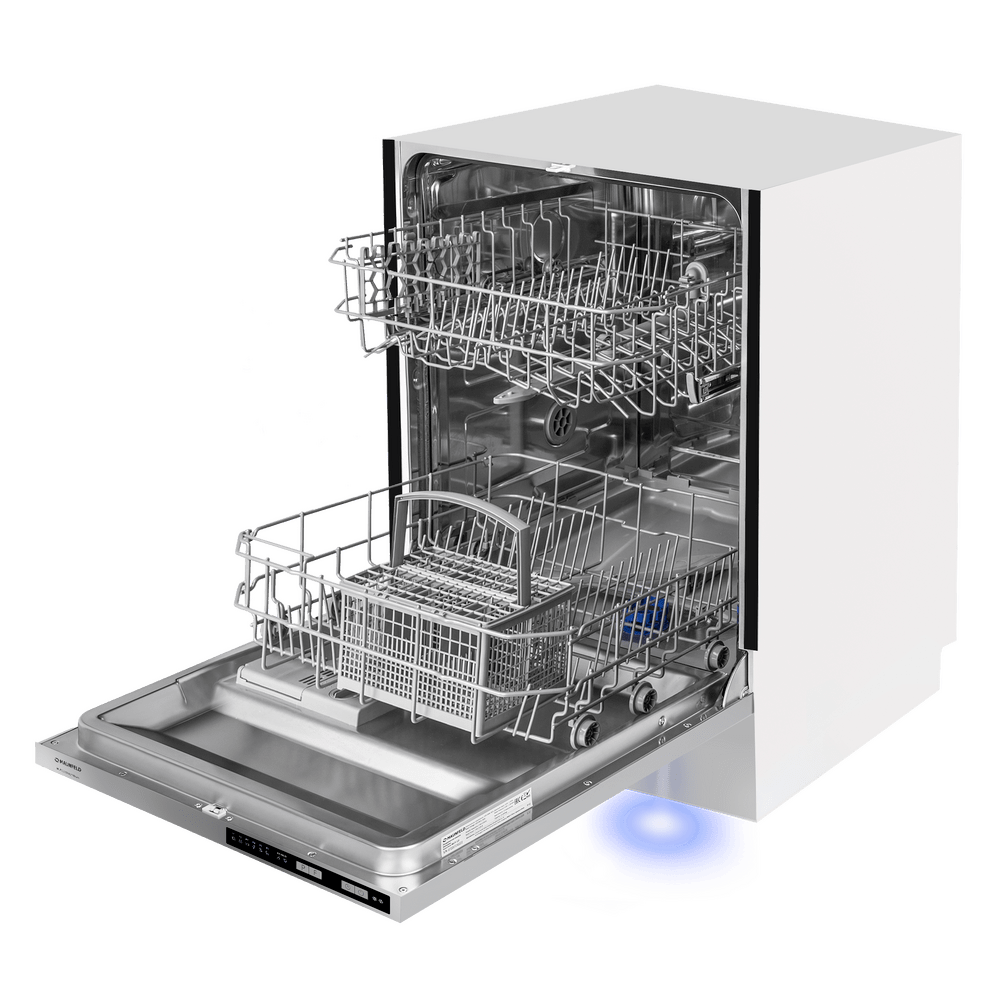 картинка Посудомоечная машина встраиваемая Maunfeld MLP60020 Light Beam нержавеющая сталь 