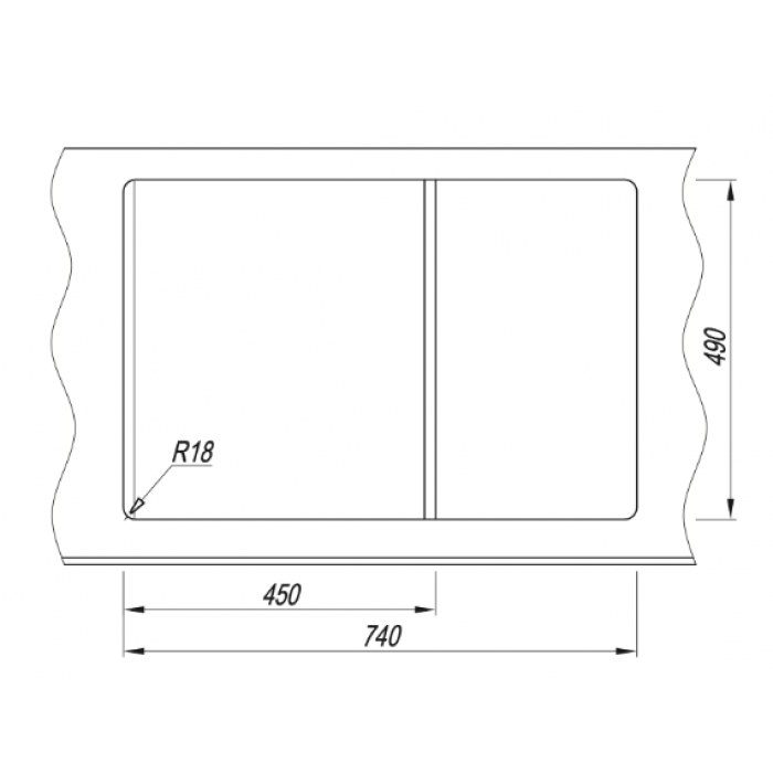 картинка Мойка для кухни Florentina ПАОЛА 760 
