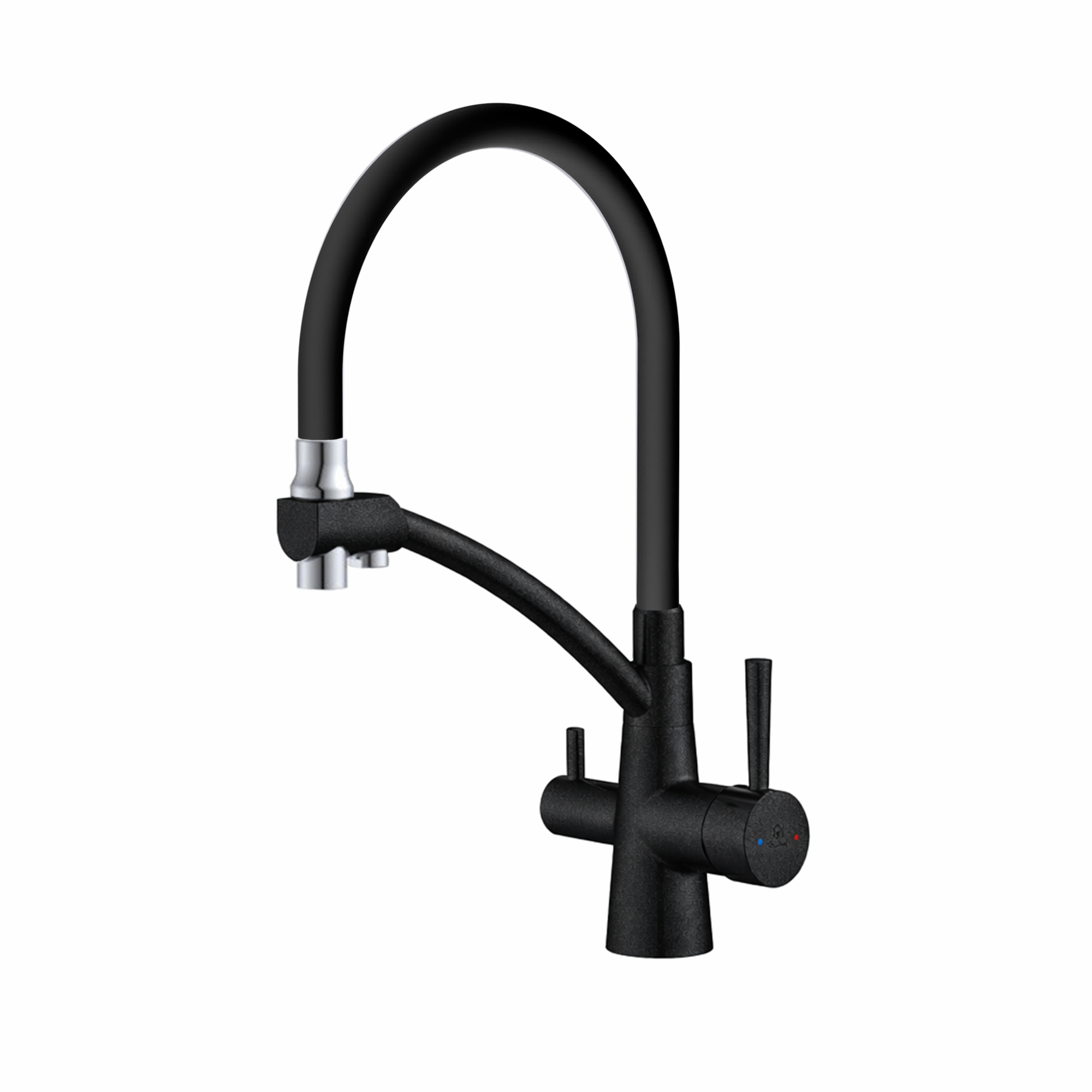 картинка Смеситель Gerdamix BROOKS (DG) black 