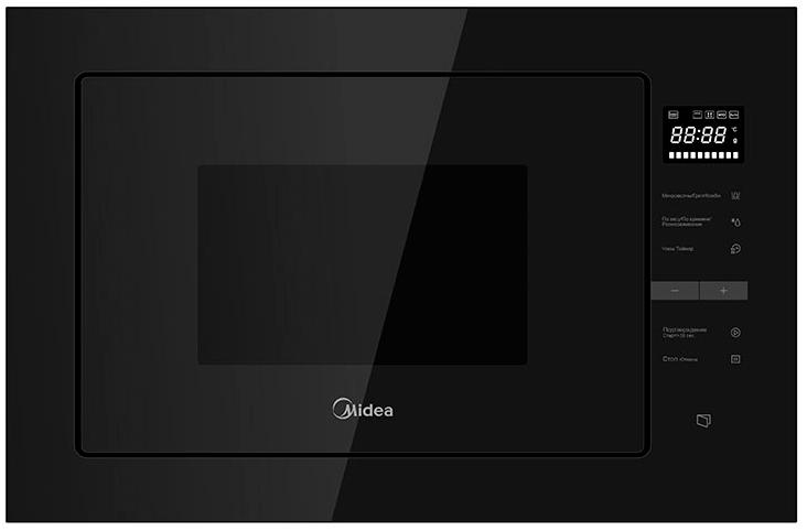 картинка Микроволновая печь встраиваемая Midea MI10250GB черный  картинка Микроволновая печь встраиваемая Midea MI10250GB черный