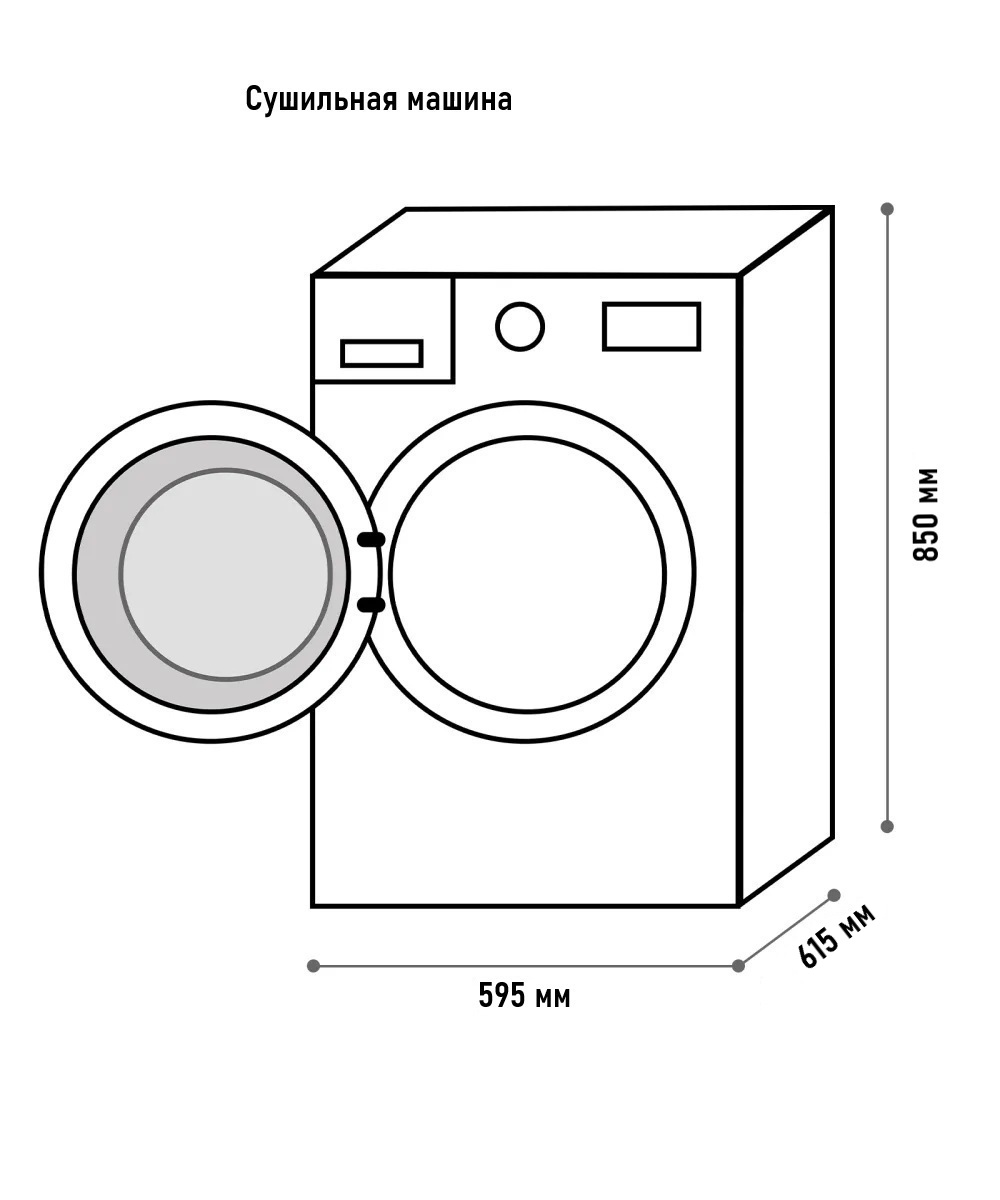 картинка Сушильная машина Kuppersberg DM 593 W 