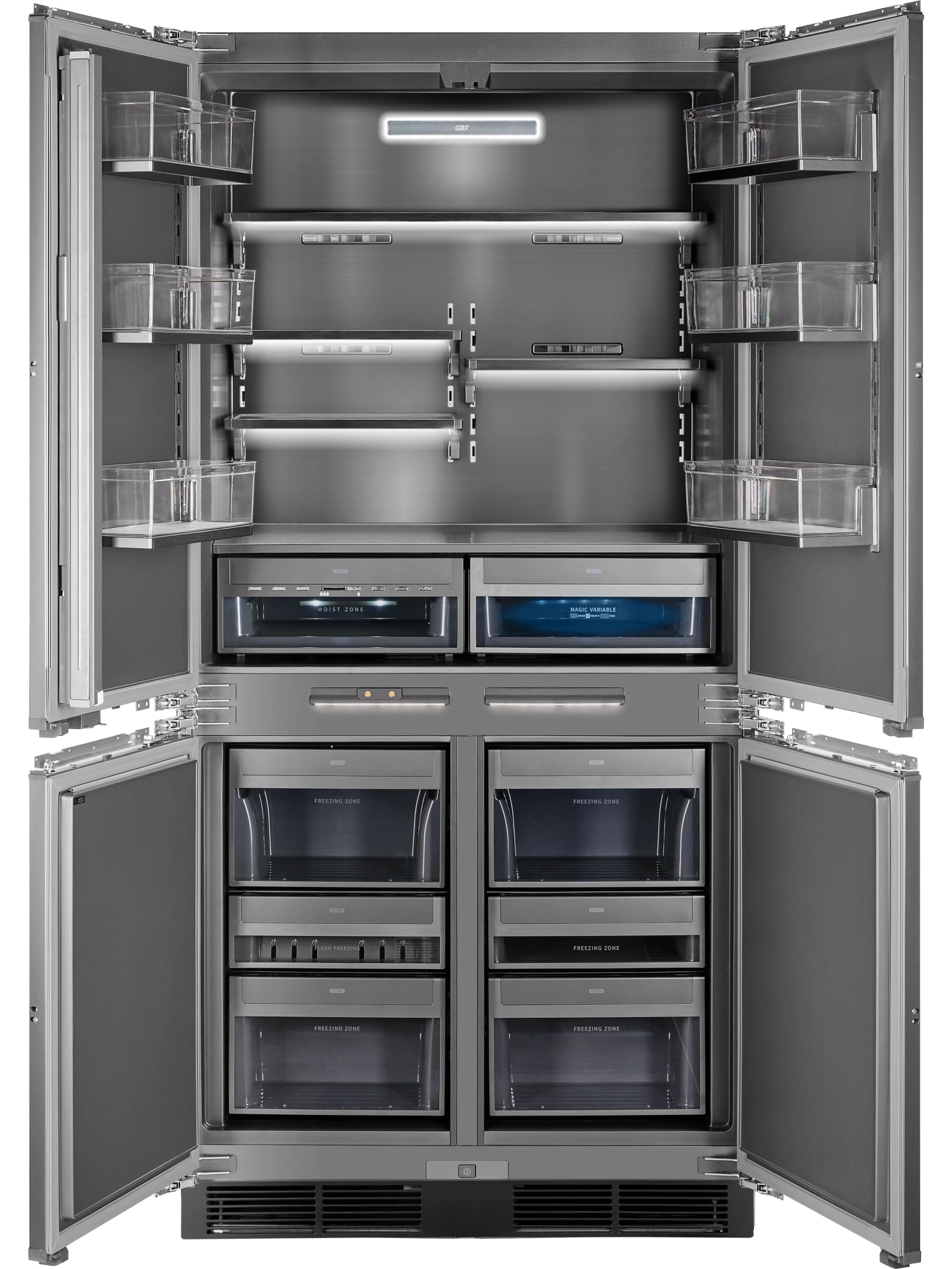 картинка Встраиваемый холодильник Hiberg S-RFQ 800 B inverter  картинка Встраиваемый холодильник Hiberg S-RFQ 800 B inverter