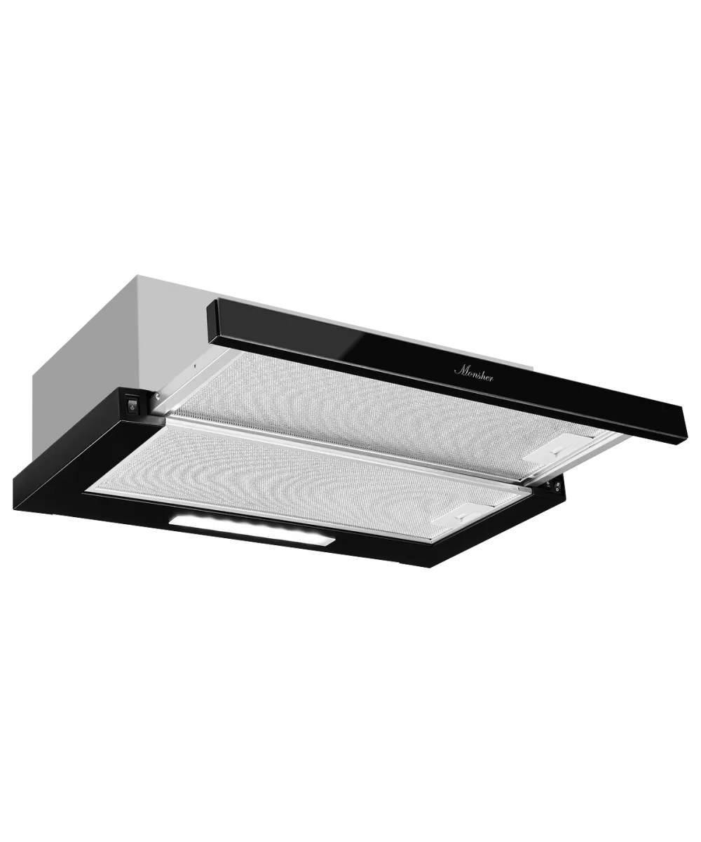 картинка Кухонная вытяжка Monsher LAUTREC 60 NOIR VERRE 