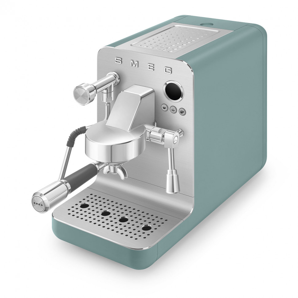 картинка Кофемашина Smeg EMC02EGMEU изумрудная матовая 