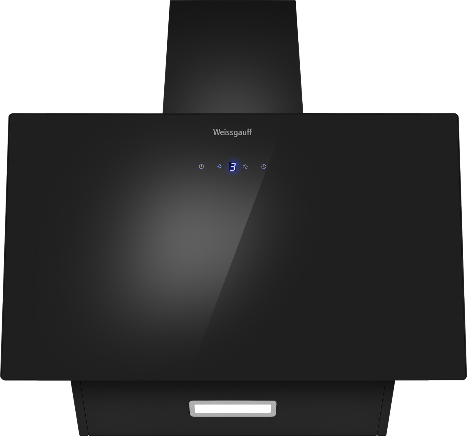 картинка Кухонная вытяжка Weissgauff Yota 600 Touch Black Glass 