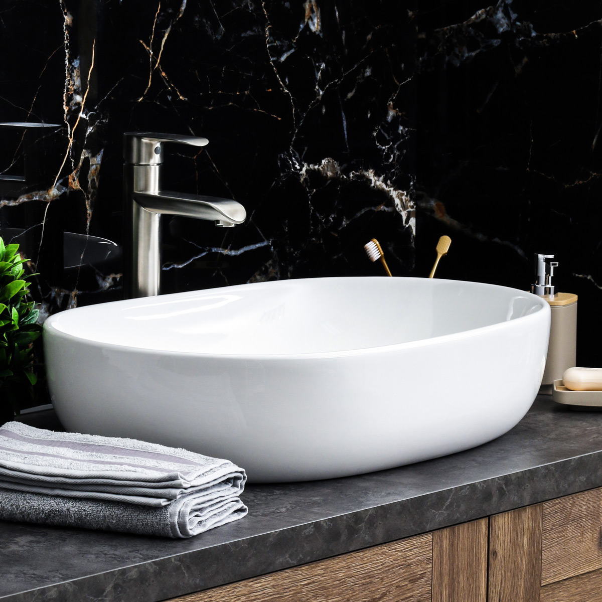 картинка Раковина Melana MLN-5006, белый 